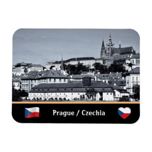 Praag, Old City & Prague Castle/Czechia Magnet Magneet