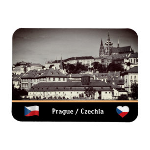 Praag, Old City & Prague Castle/Czechia Magnet Magneet