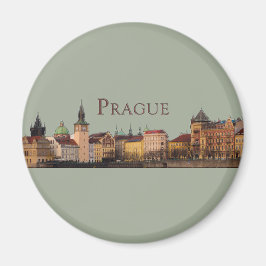 Praag: Old Town Skyline Magneet
