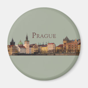 Praag: Old Town Skyline Magneet