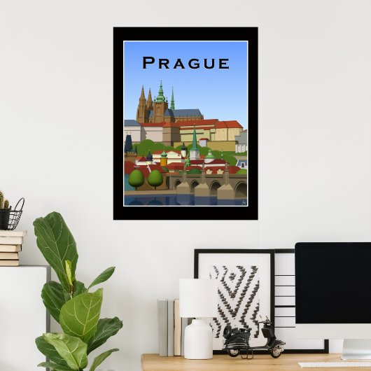 Praag Poster (Thuiskantoor)