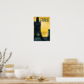  Praag (Praag) Fine Travel Poster (Keuken)