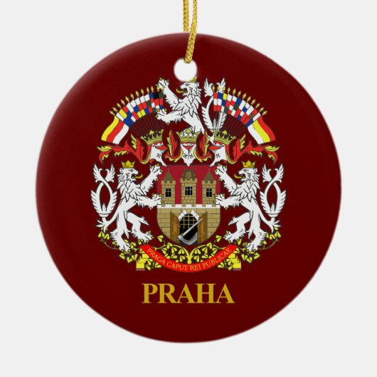Praag (Praag) Keramisch Ornament (Voorkant)