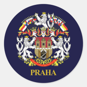 Praag (Praag) Ronde Sticker