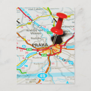 Praag, Praag, Tsjechië Briefkaart