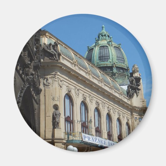 Praag/Praha aangepaste magneet (Voorkant)