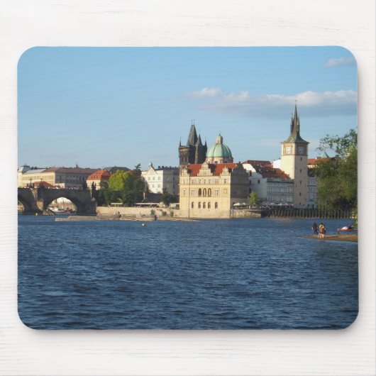 Praag/Praha aangepaste mousepad Muismat (Voorkant)