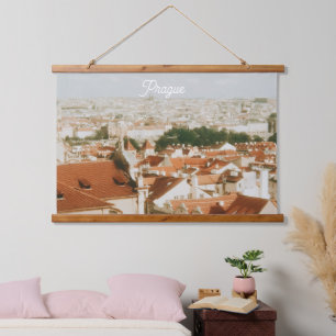 Praag stadsgezicht Souvenir Hangend Wandkleed
