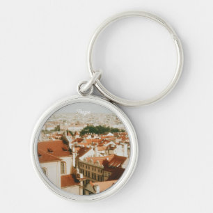 Praag stadsgezicht Souvenir Sleutelhanger