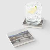 Praag Stenen Onderzetter (Zijkant)