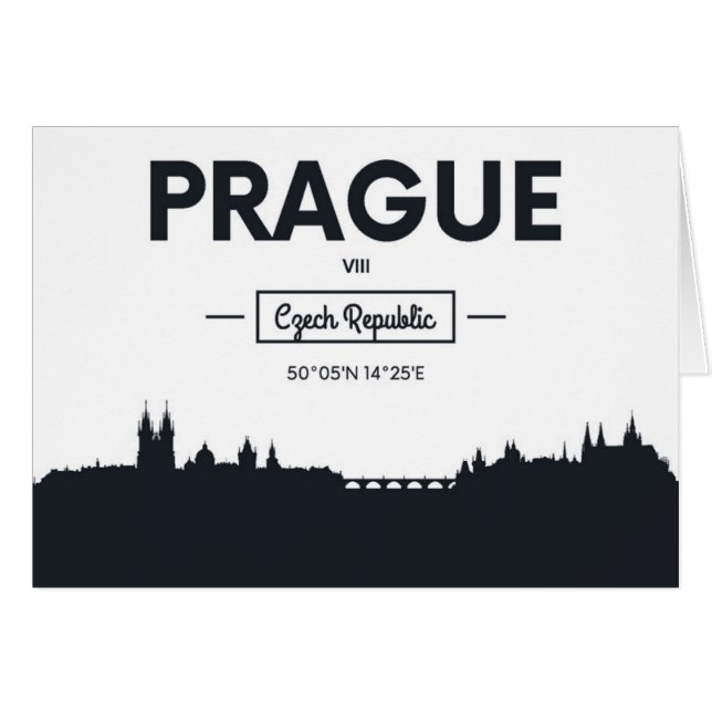 Praag, Tsjechië (Voorkant Horizontaal)