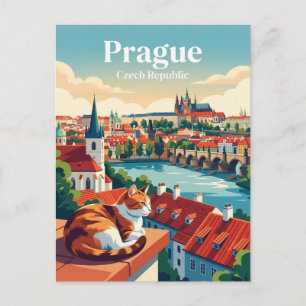 Praag Tsjechië Briefkaart