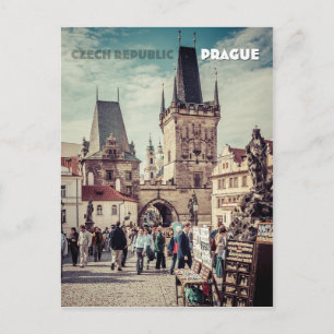 Praag, Tsjechië Briefkaart