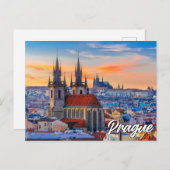 Praag, Tsjechië Briefkaart (Voorkant / Achterkant)