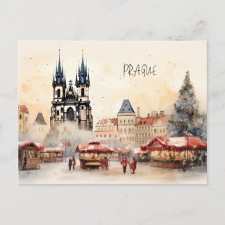 Praag, Tsjechië Briefkaart