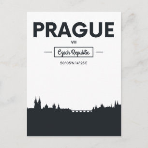Praag, Tsjechië Briefkaart
