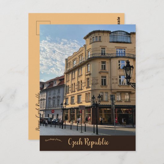 Praag Tsjechië Briefkaart (Voorkant / Achterkant)