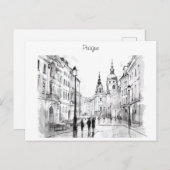 Praag Tsjechië Briefkaart (Voorkant / Achterkant)