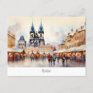 Praag, Tsjechië Briefkaart