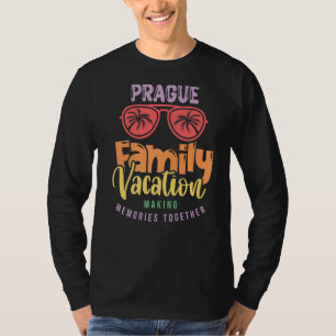 Praag Tsjechië Familie Vakantie Matching Out T-shirt