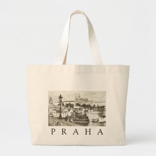 Praag, Tsjechië Grote Tote Bag