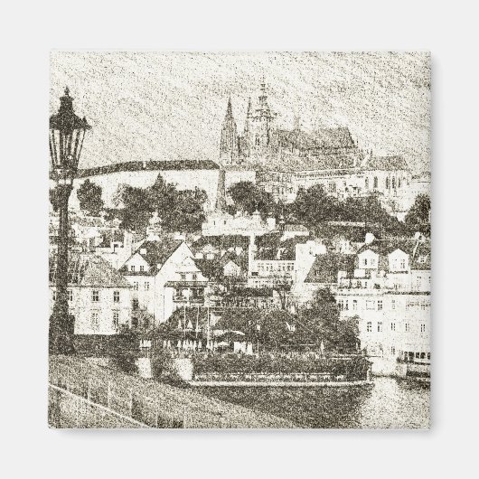 Praag, Tsjechië Magneet (Voorkant)