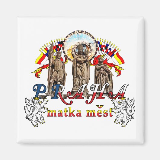 Praag Tsjechië Magneet (Voorkant)