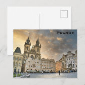 Praag Tsjechië Old Town Travel Photo Briefkaart (Voorkant / Achterkant)