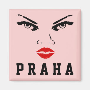 Praag Tsjechië, Praha Ceska Republika Woman Magneet