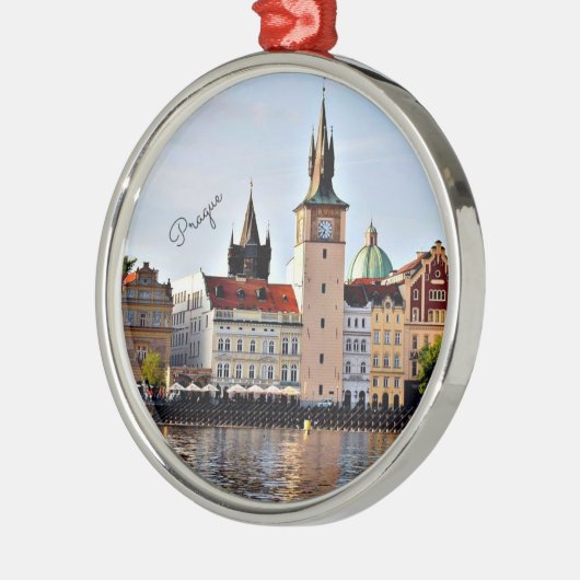 Praag, Tsjechië, stadsgezicht Metalen Ornament (Links)