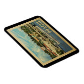 Praag Tsjechië Vintage Travel Magneet (Rechterzijde)