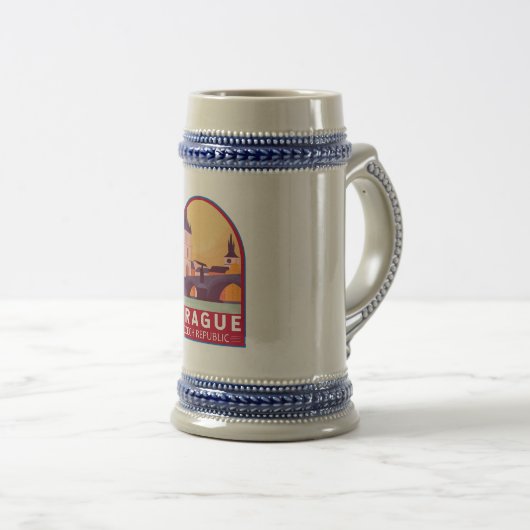 Praag Tsjechische Republiek Reiskunst Bierpul (Voorkant rechts)