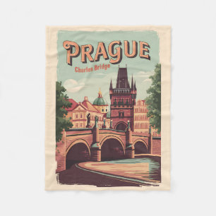 Praag Tsjechische Republiek Reiskunst Fleece Deken