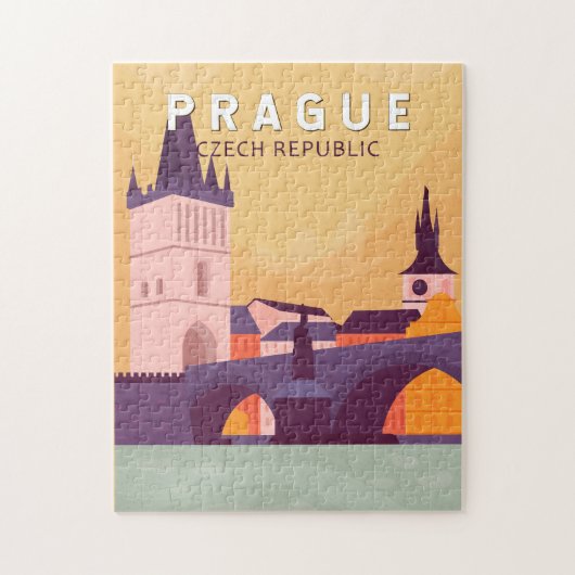 Praag Tsjechische Republiek Reiskunst Legpuzzel (Verticaal)