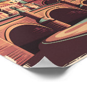 Praag Tsjechische Republiek Reiskunst  Poster (Hoek)