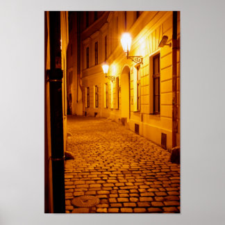 Praag van het Poster Lamplight