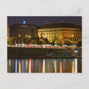 Praag van Night Briefkaart
