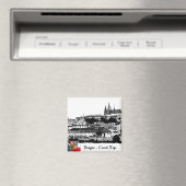 Praagse magneet, Karelsbrug / Praagse burcht Magneet (Insitu (Vaatwasser))