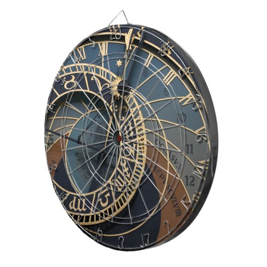 praalklok dartbord (Voorkant Rechts)