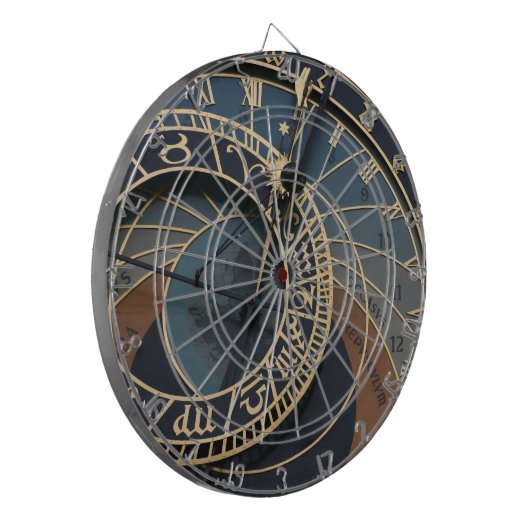 praalklok dartbord (Voorkant Links)