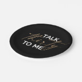 Praat 30 met mij Décor Papieren Bordje (Gekanteld)