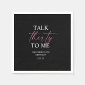 Praat 30 met mij Décor Servet (Voorkant)