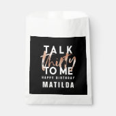 Praat 30 voor me over de verjaardag van de moderne bedankzakje (Voorkant)