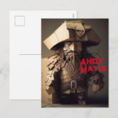 Praat als een piratendag Briefkaart (Voorkant / Achterkant)