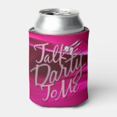 Praat Darty tegen me Darts gericht op Fluid Hugger Blikjeskoeler (Blikje Voorkant)