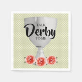 Praat Derby tegen Me Rozen en Polka Dots servetten (Voorkant)