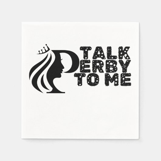 Praat Derby tegen mij Servet (Voorkant)