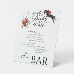 Praat Derby To Me Party Race Paard Paardensport Ba Reclamebord Met Voetstuk