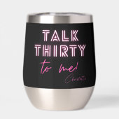 Praat dertig tegen me 30ste verjaardagsfeestje (Achterkant)