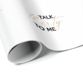 Praat dertig tegen me cadeaupapier (Rol Hoek)